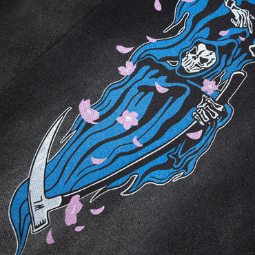 Grim Reaper Fleece Hoodie — curated XGEM rare find