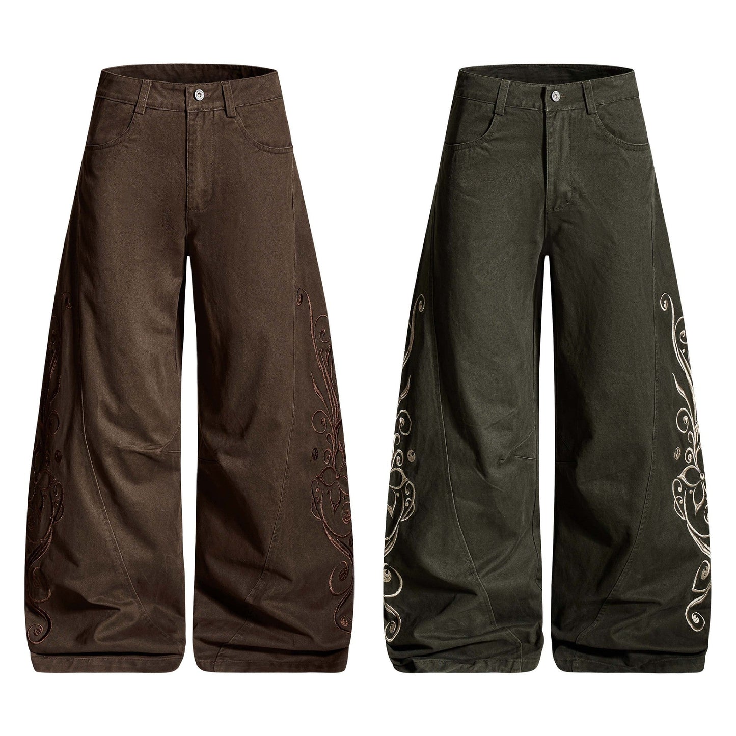 Embroidered Work Pants Cotton - XGEM® - Not Made for Everyone