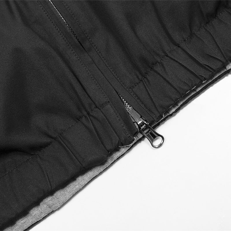 Reversible Stand Collar Jacket Streetwear - XGEM® - Not Made for Everyone