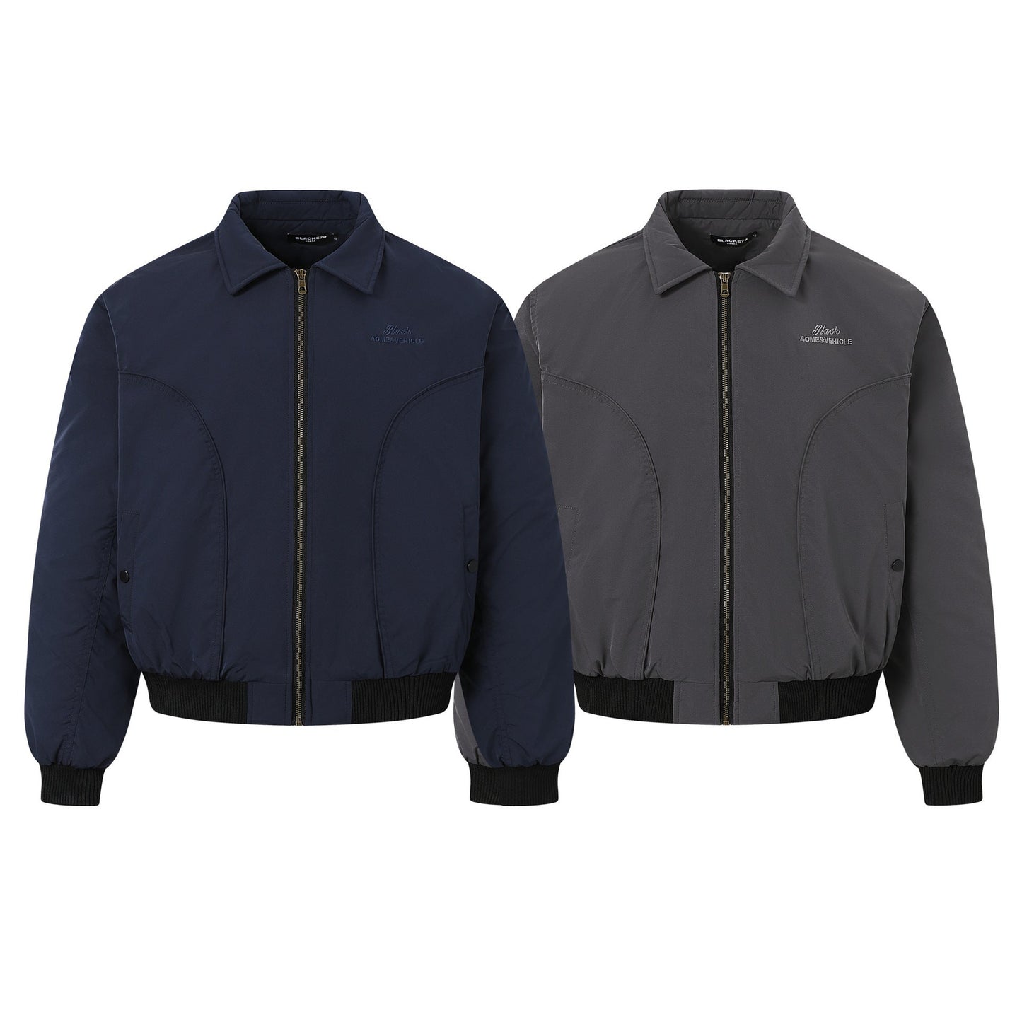 Stand Collar Jacket Oversized Streetwear Zip Up - XGEM® - Not Made for Everyone