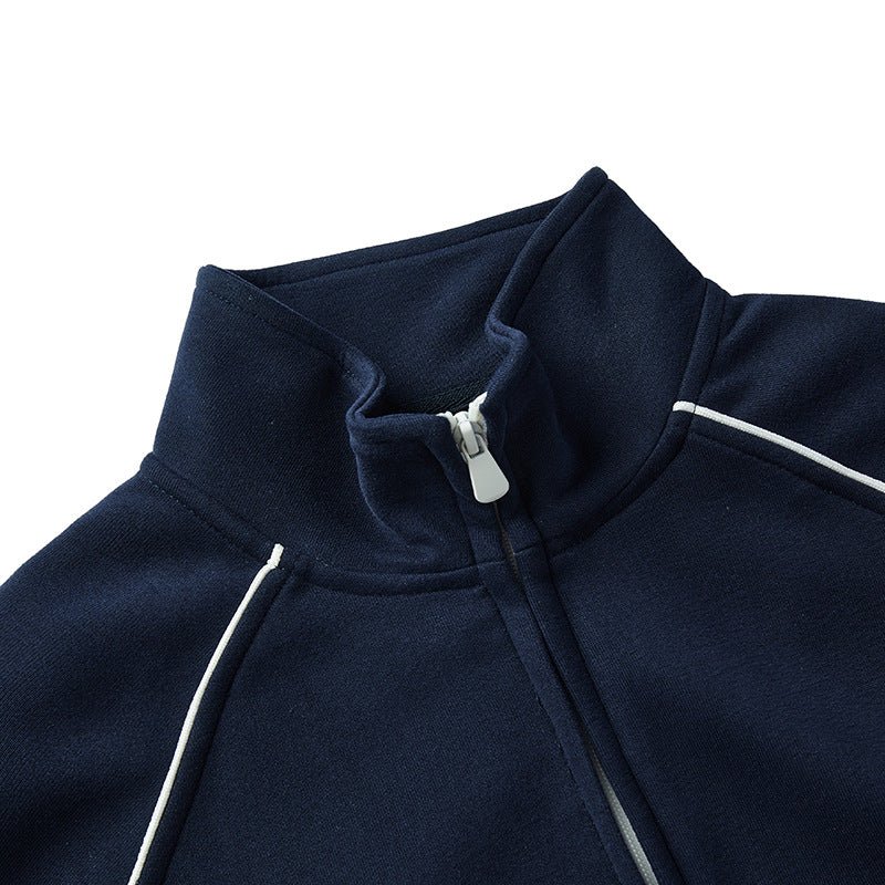 Stand Collar Hoodie Jacket - curated XGEM rare find