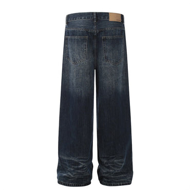 Wide Leg Jeans Vintage Wash Streetwear Denim - XGEM® - Not Made for Everyone