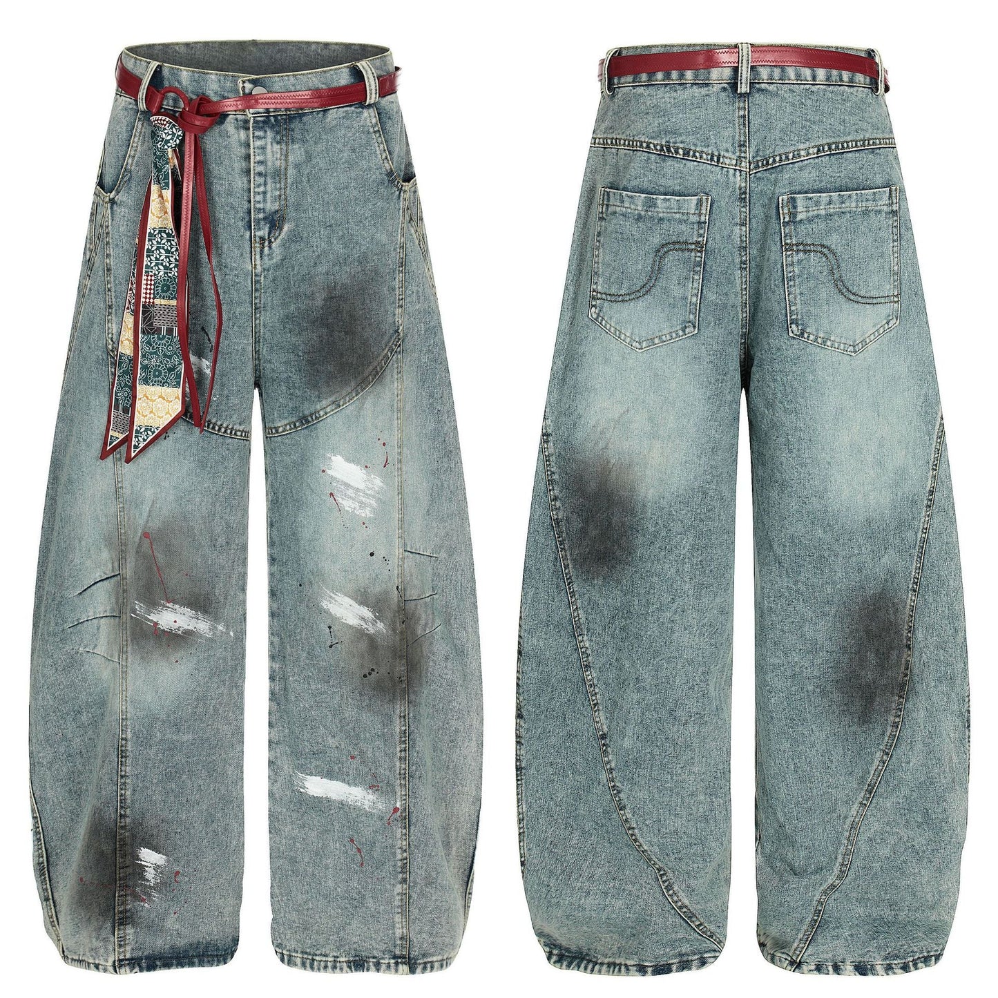 XGEM® Inkcurve Deconstructed Pants — Streetwear Denim - XGEM® - Not Made for Everyone