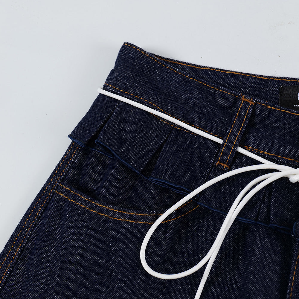Deepform Wide Leg Denim