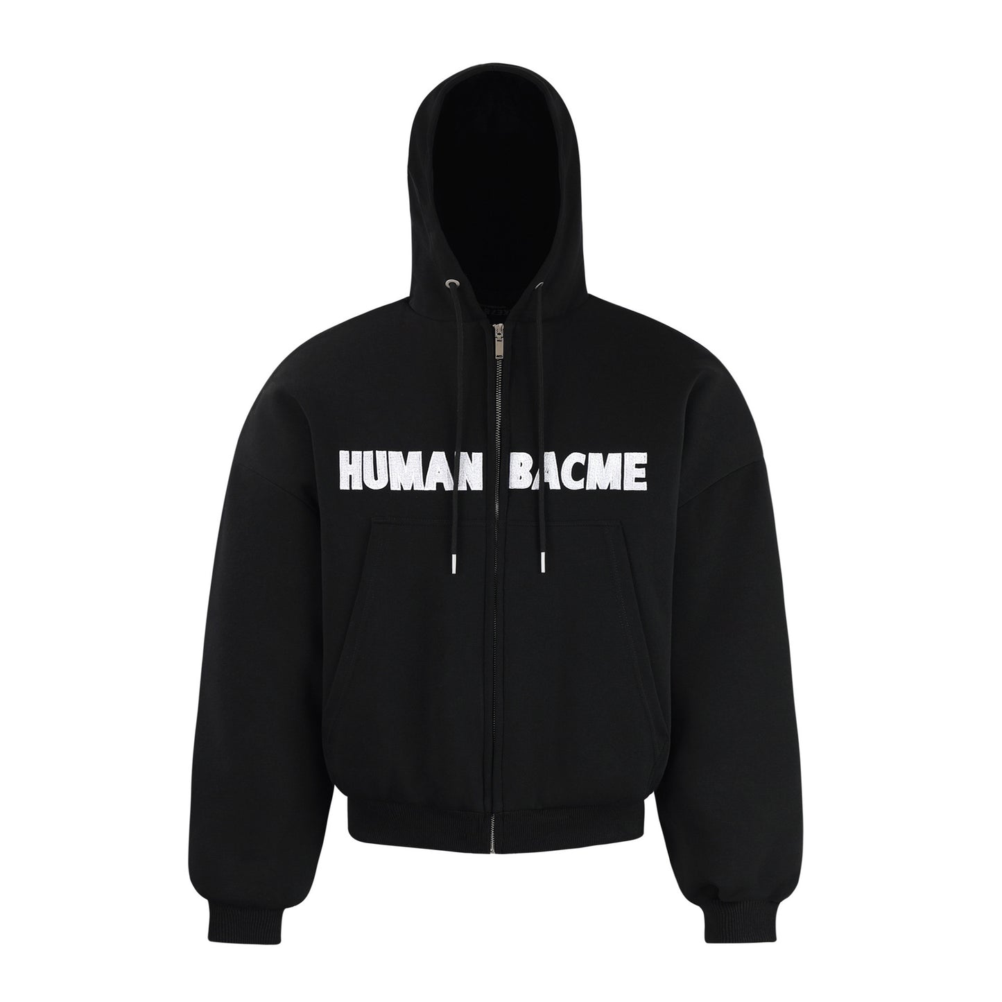 Blockform Cropped Zip Hoodie