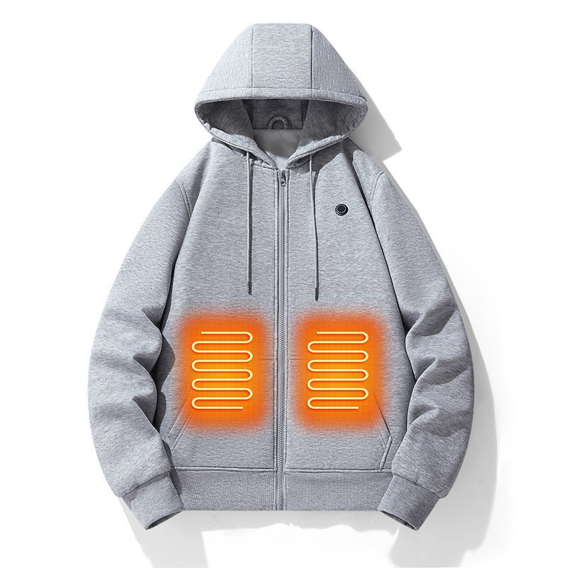 Heated Zip Hoodie Jacket — curated XGEM rare find