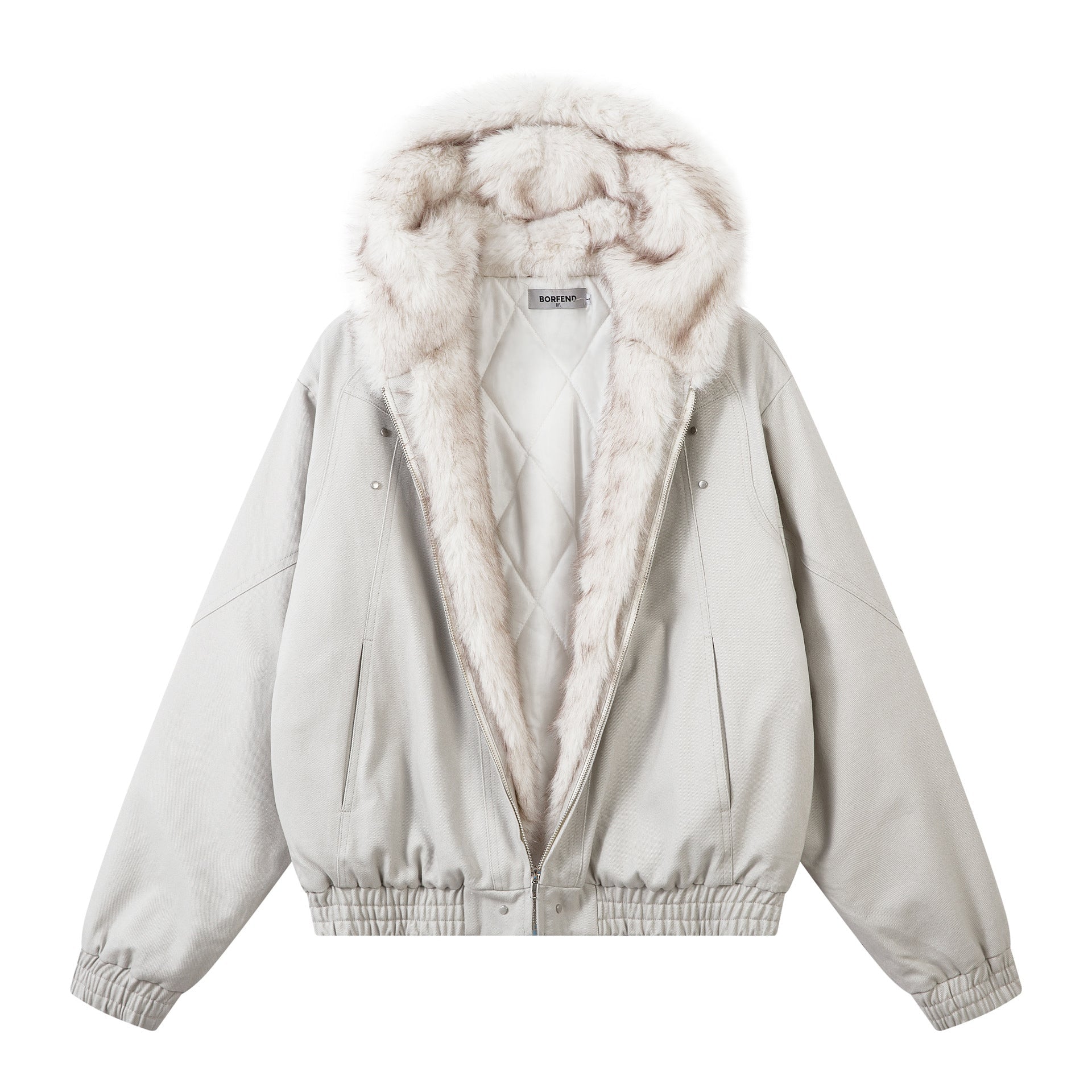 Deconstructed Velvet Fur Collar Jacket — curated XGEM rare find