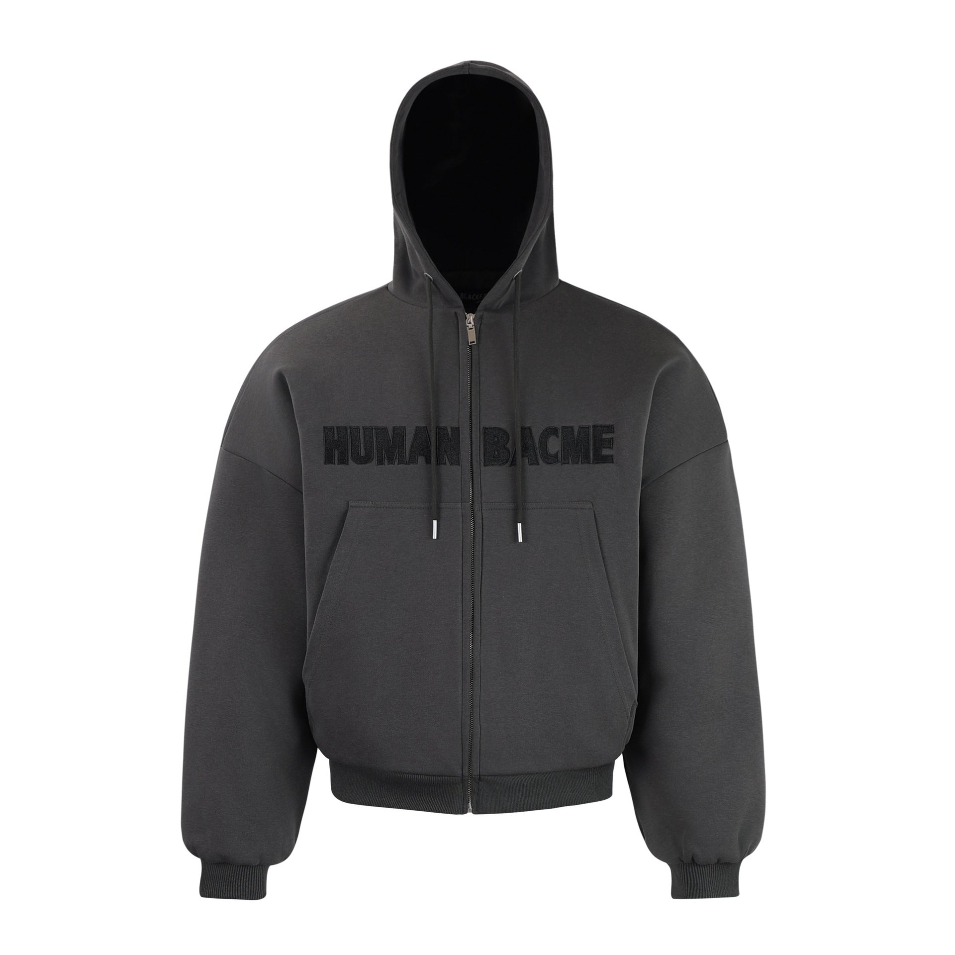 Blockform Cropped Zip Hoodie