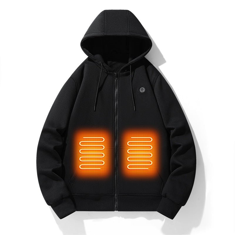 Heated Zip Hoodie Jacket — curated XGEM rare find