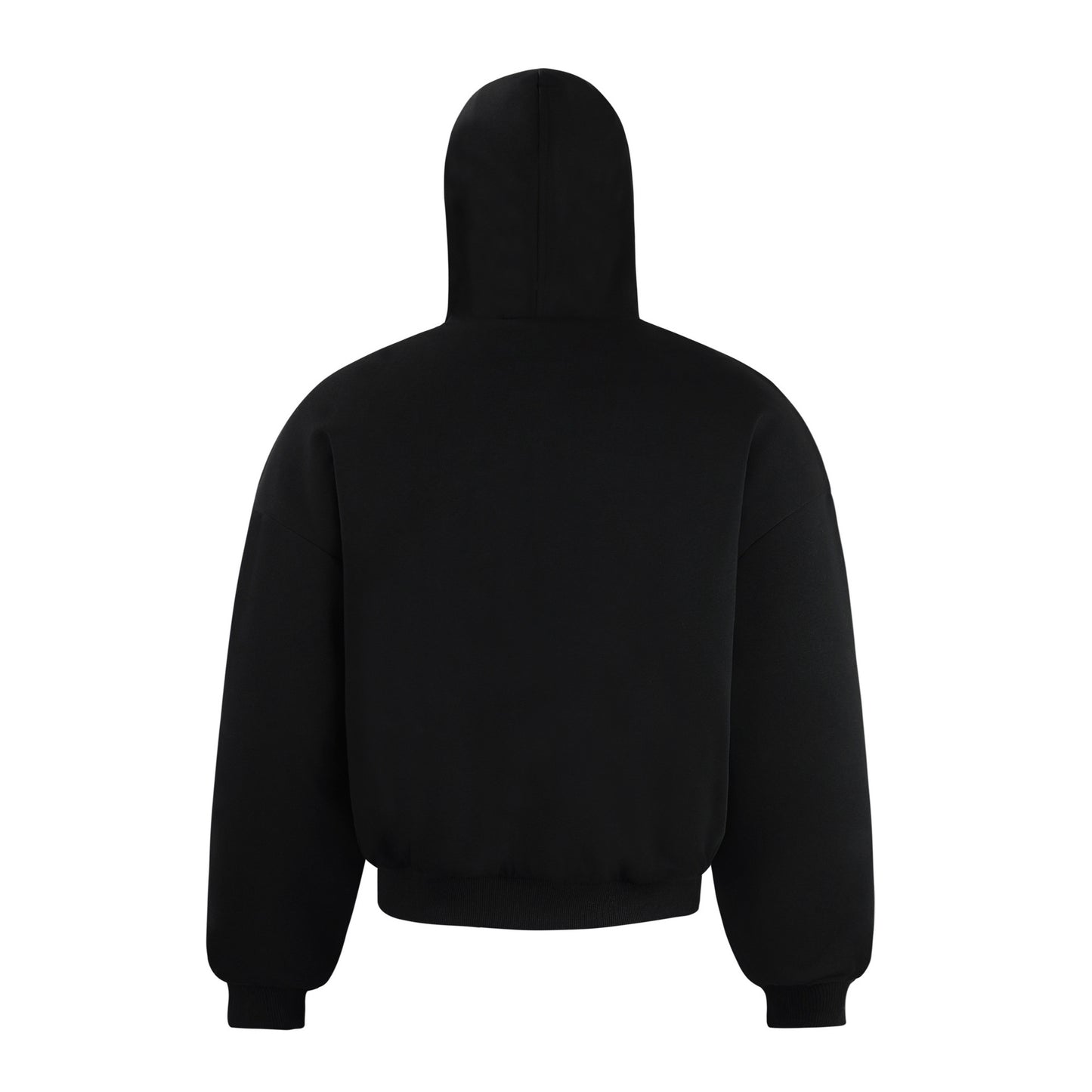 Blockform Cropped Zip Hoodie