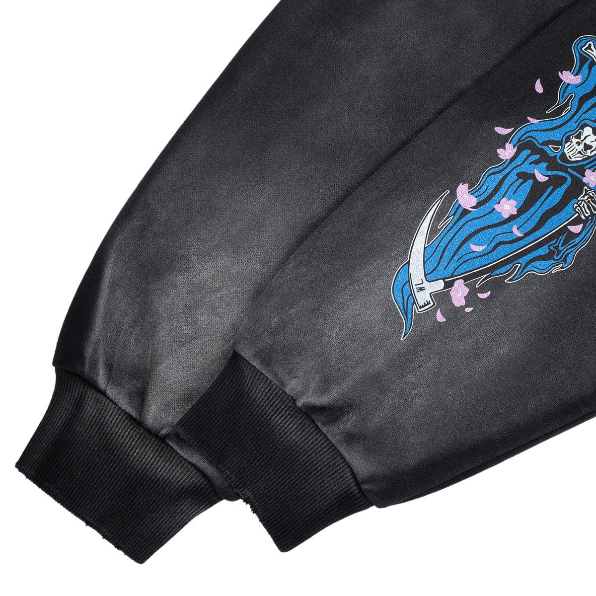 Grim Reaper Fleece Hoodie — curated XGEM rare find