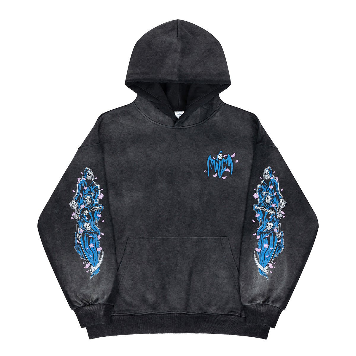 Grim Reaper Fleece Hoodie — curated XGEM rare find