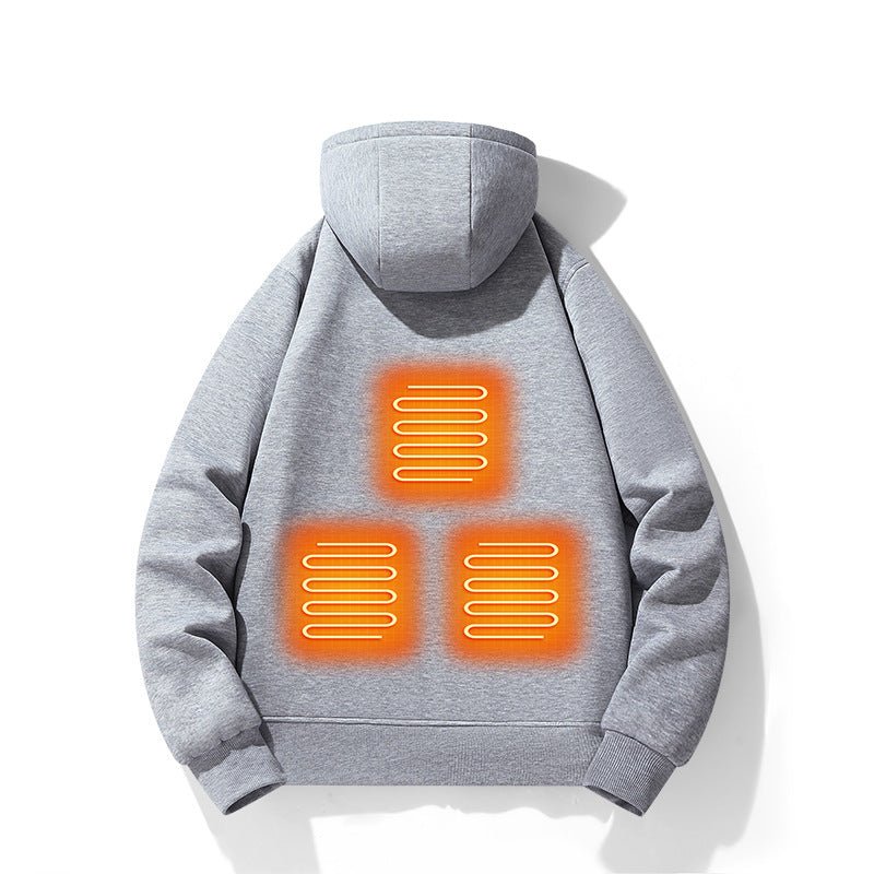 Heated Zip Hoodie Jacket — curated XGEM rare find