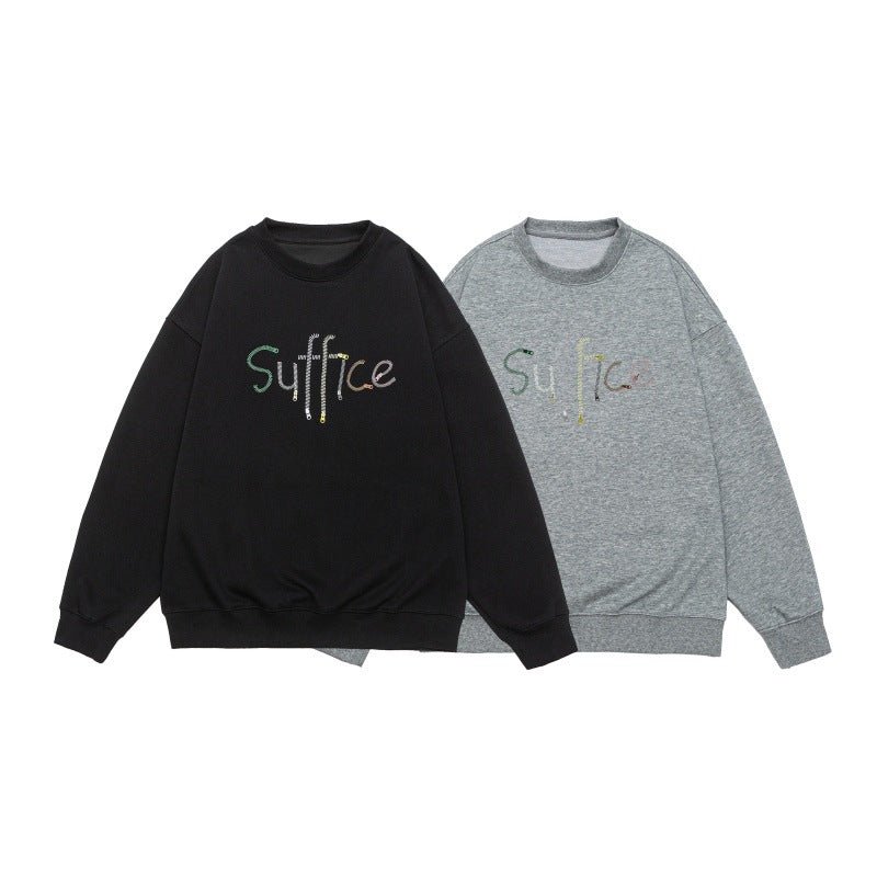 Letter Design Zip Hoodie | XGEM® Rare Finds