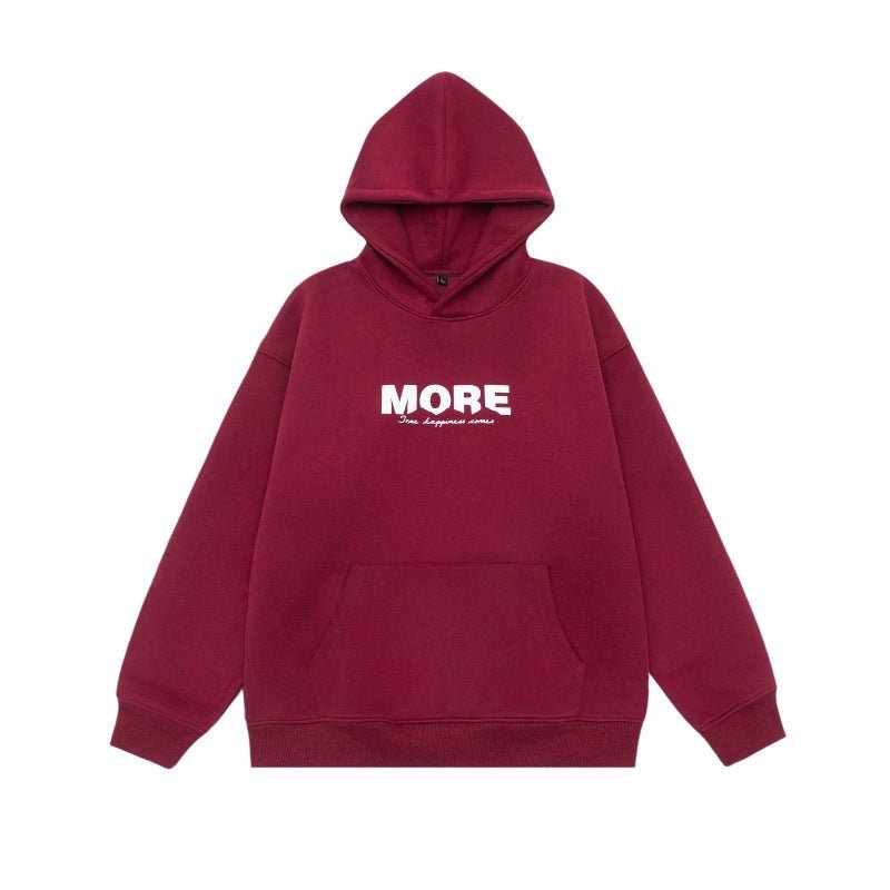 Letter Print Loose Hoodie | XGEM® Rare Finds