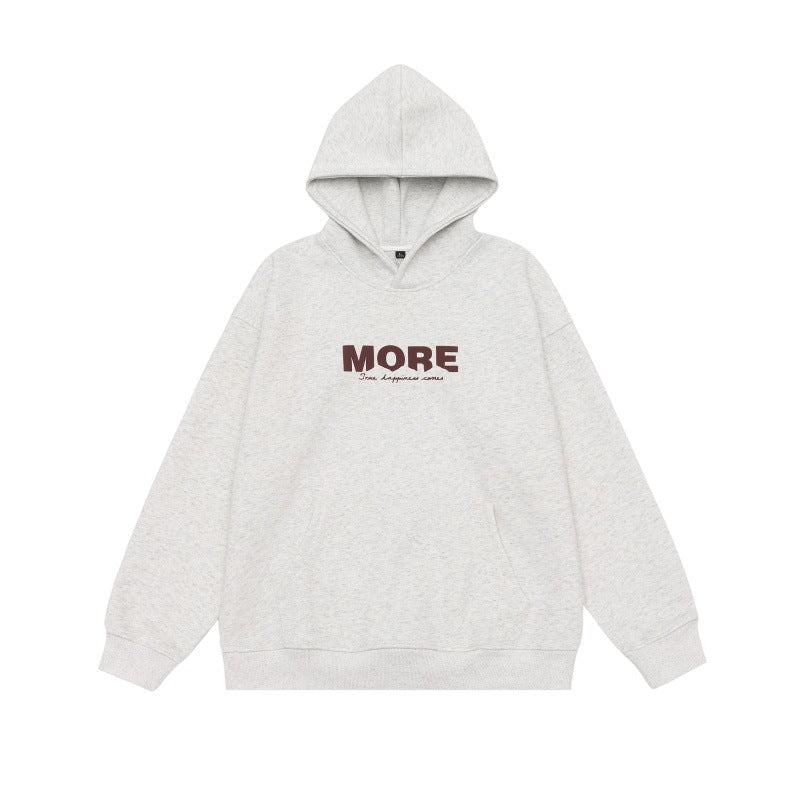 Letter Print Loose Hoodie | XGEM® Rare Finds