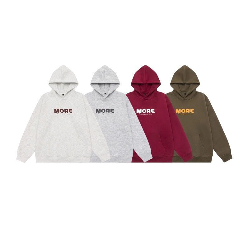 Letter Print Loose Hoodie | XGEM® Rare Finds