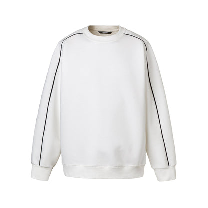 Side Stripe Round Neck Hoodie | XGEM® Rare Finds