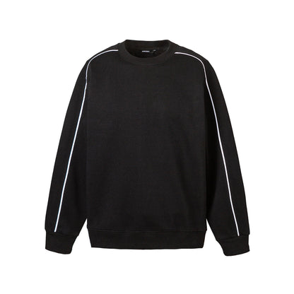 Side Stripe Round Neck Hoodie | XGEM® Rare Finds