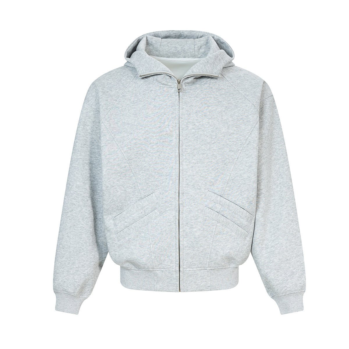 Zip-Up Knit Cardigan - curated XGEM rare find
