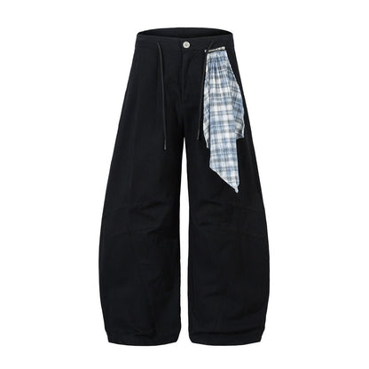  Black Cotton Cargo Pants — curated XGEM rare find