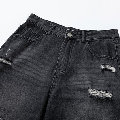 Dualform Layered Jeans — Patchwork Streetwear Denim with Distressed Hybrid Construction - XGEM® - Not Made for Everyone