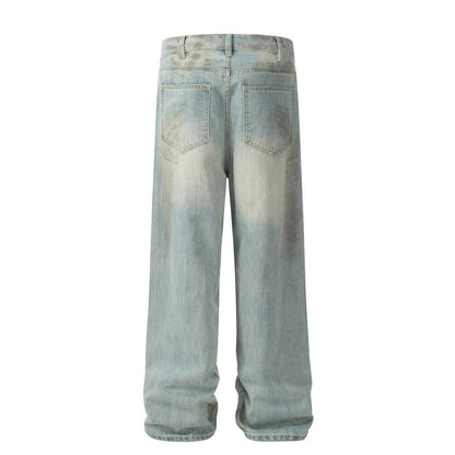 Dustfade Destroyed Denim — Distressed Streetwear Jeans - XGEM® - Not Made for Everyone