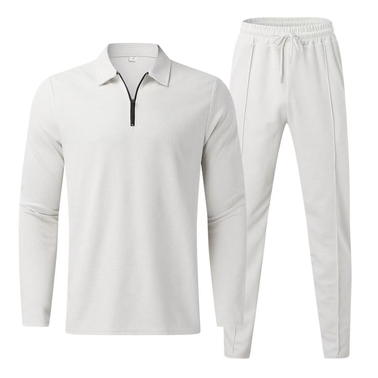 Easeform Zip - Collar Set — Coordinated Two - Piece Tracksuit for Street & Daily Wear - XGEM® - Not Made for Everyone
