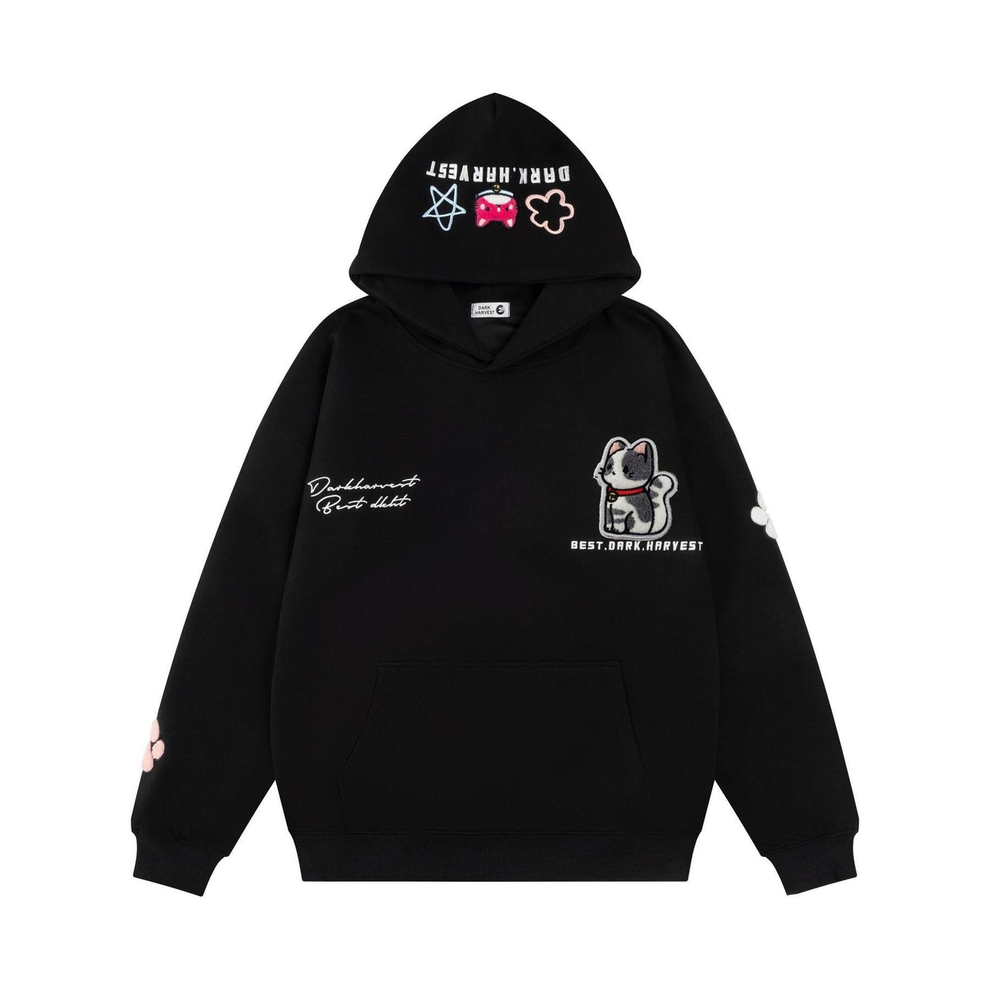 Embroidered Cotton Sweatshirt - curated XGEM rare find