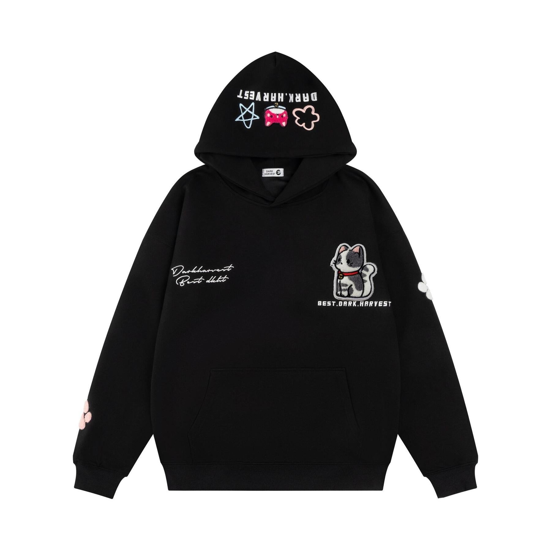 Embroidered Cotton Sweatshirt - curated XGEM rare find