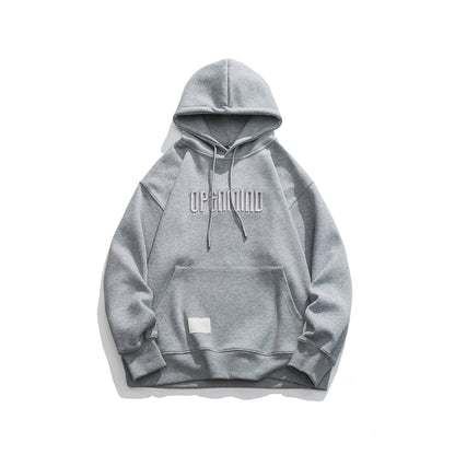 Embroidered Fleece Hoodie — curated XGEM rare find