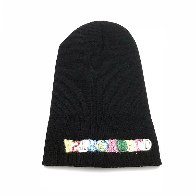 Embroidered Knit Beanie Unisex Streetwear Hat - XGEM® - Not Made for Everyone