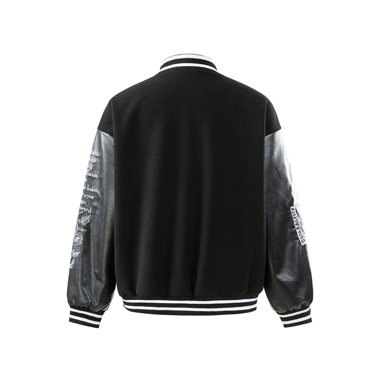 Embroidered Varsity Jacket Streetwear - XGEM® - Not Made for Everyone