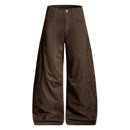 Embroidered Work Pants Cotton - XGEM® - Not Made for Everyone