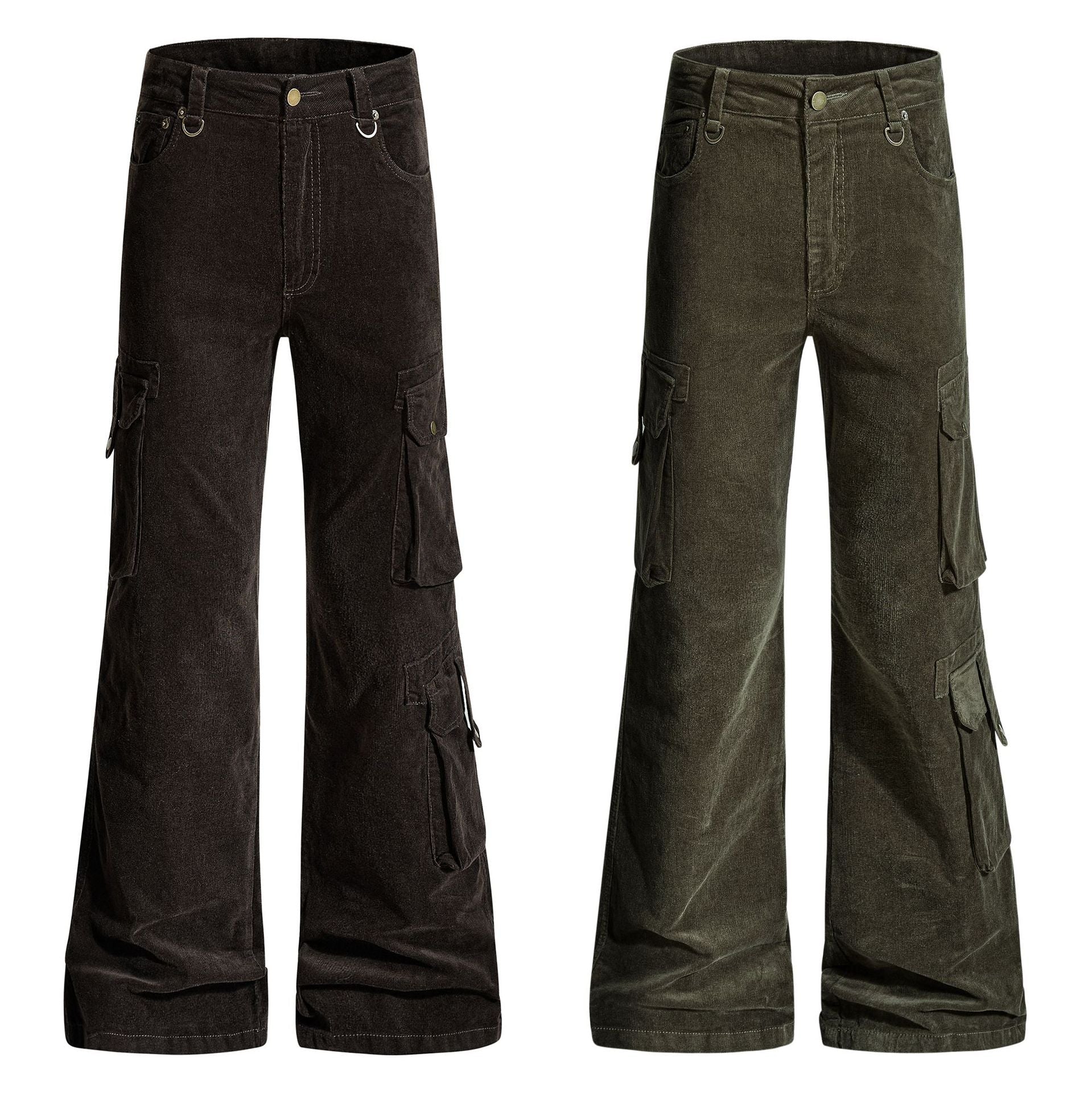 Flared Work Pants Cotton - XGEM® - Not Made for Everyone