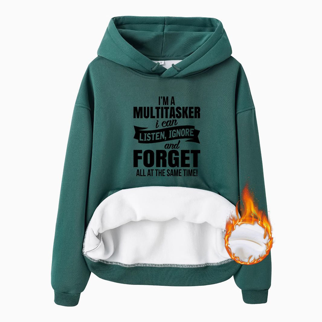  Forget-Me-Not Print Hoodie — curated XGEM rare find