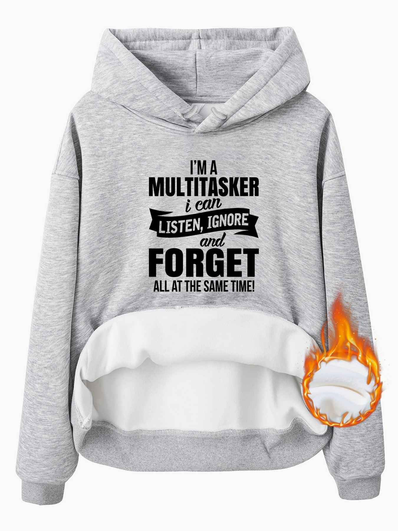  Forget-Me-Not Print Hoodie — curated XGEM rare find