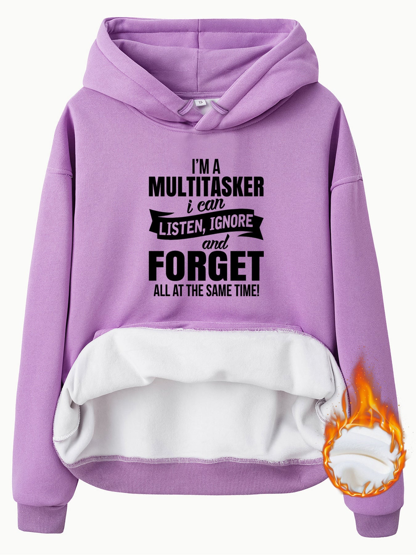  Forget-Me-Not Print Hoodie — curated XGEM rare find