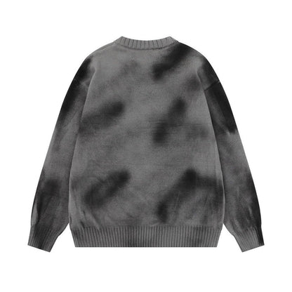 Graffiti Letter Knit Sweater - XGEM® - Not Made for Everyone