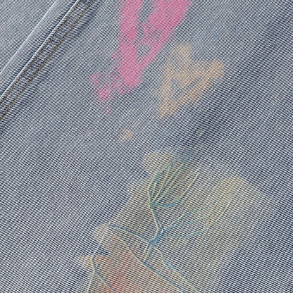 Graffiti printed washed denim jeans - XGEM® - Not Made for Everyone