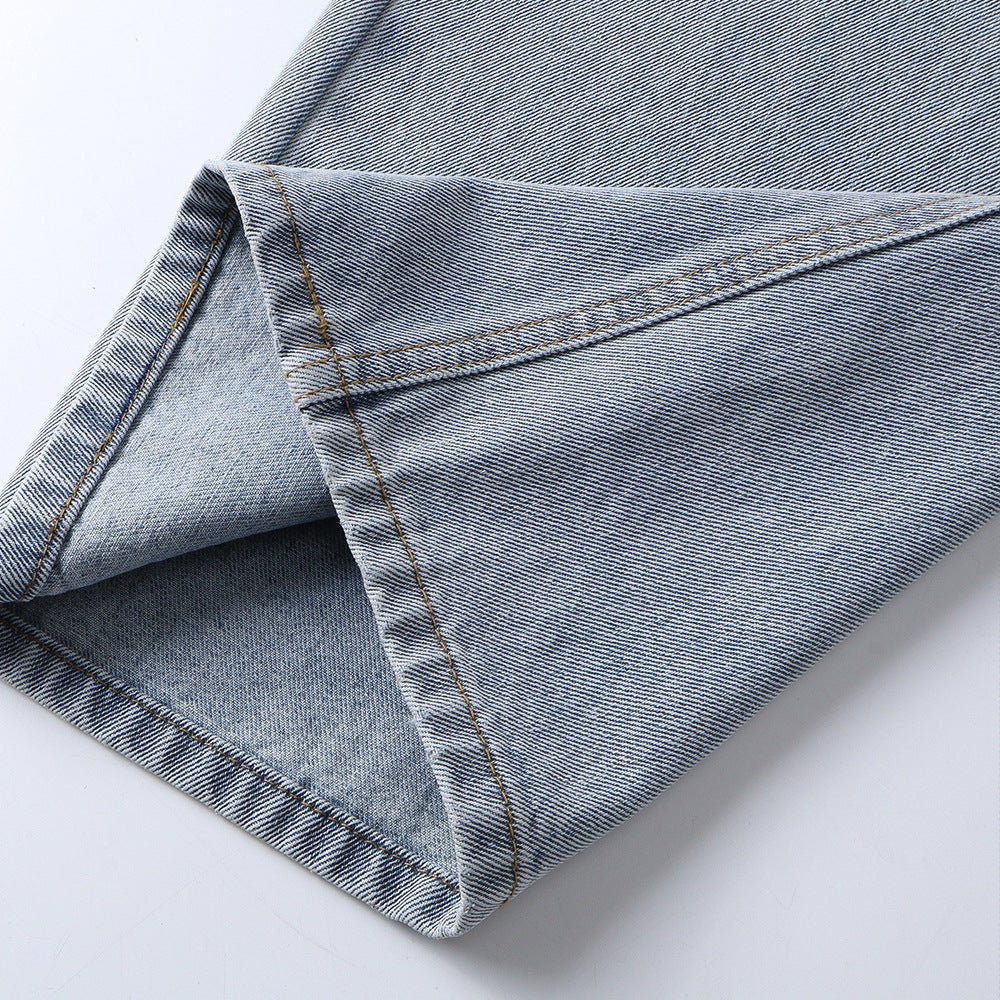 Graffiti printed washed denim jeans - XGEM® - Not Made for Everyone