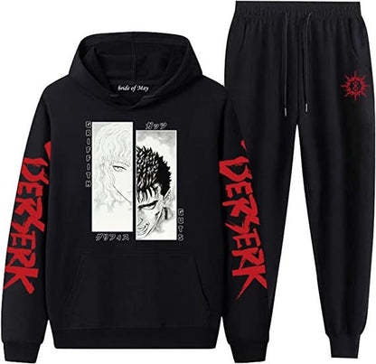 Graphic Hoodie Set Oversized Streetwear Two Piece - XGEM® - Not Made for Everyone
