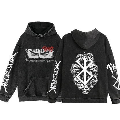 Graphic Pullover Hoodie Streetwear - XGEM® - Not Made for Everyone