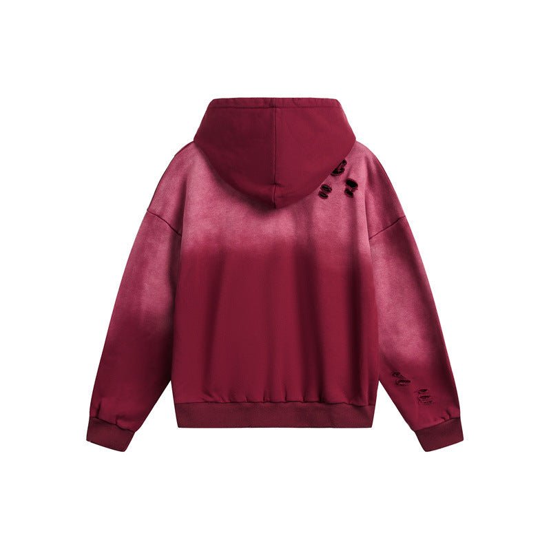 Washed Half-Zip Pullover Hoodie - curated XGEM rare find