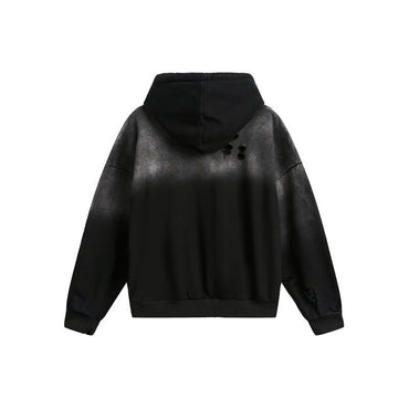 Washed Half-Zip Pullover Hoodie - curated XGEM rare find