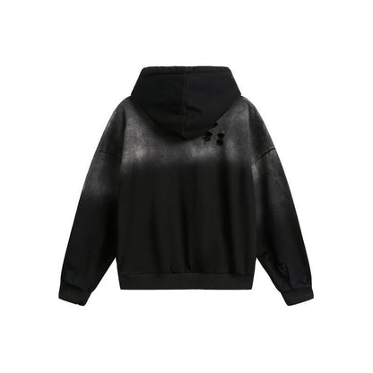 Washed Half-Zip Pullover Hoodie - curated XGEM rare find