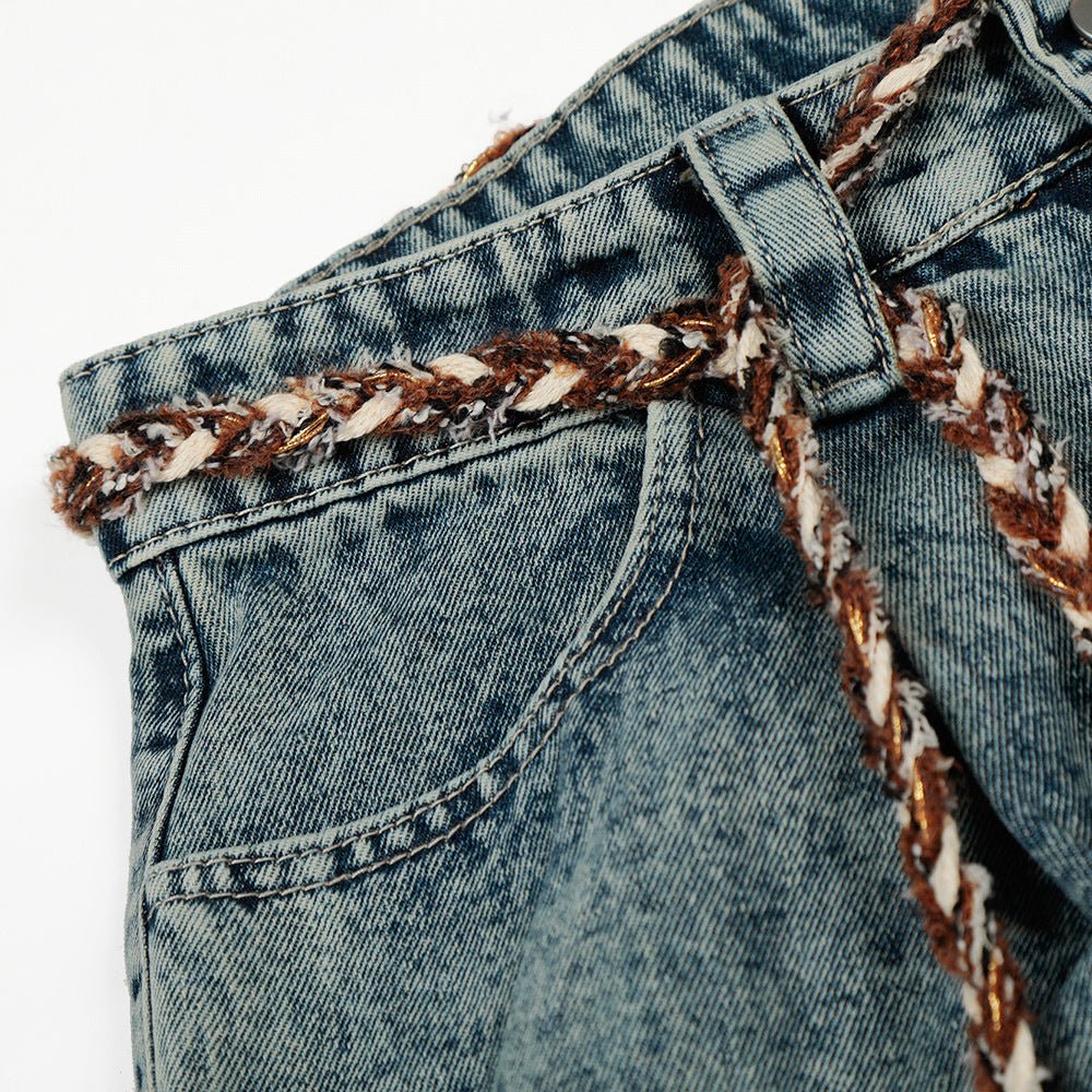 Jeans Loose Drawstring Denim - XGEM® - Not Made for Everyone