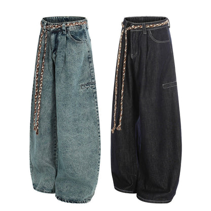 Jeans Loose Drawstring Denim - XGEM® - Not Made for Everyone