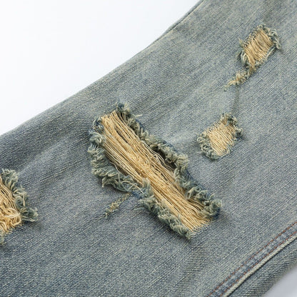 Laundry distressed denim pants with holes - XGEM® - Not Made for Everyone