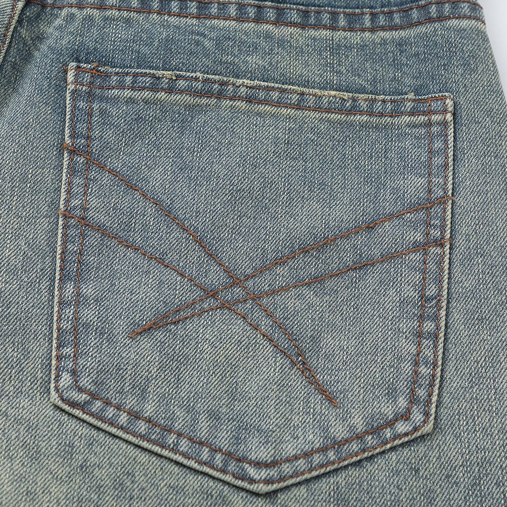 Laundry distressed denim pants with holes - XGEM® - Not Made for Everyone